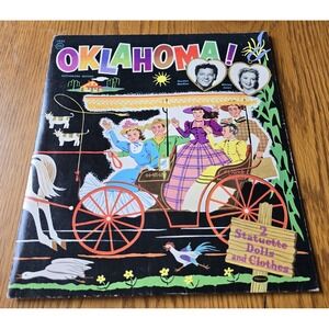 1956 OKLAHOMA Paper Doll Set With Accessories In Original Folder